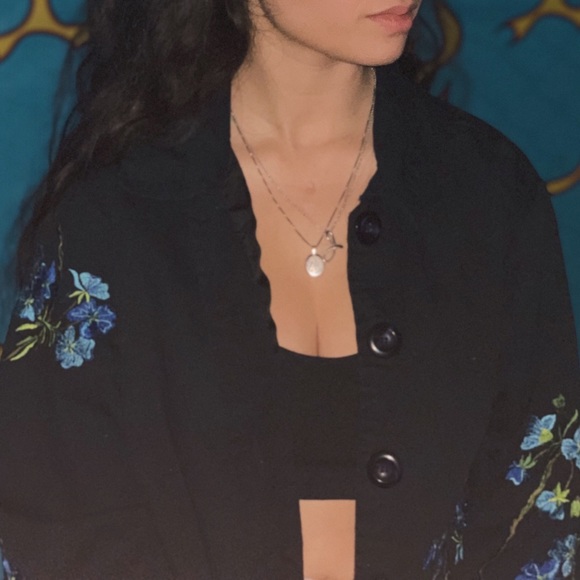 Oversized patterned button down - Picture 2 of 4